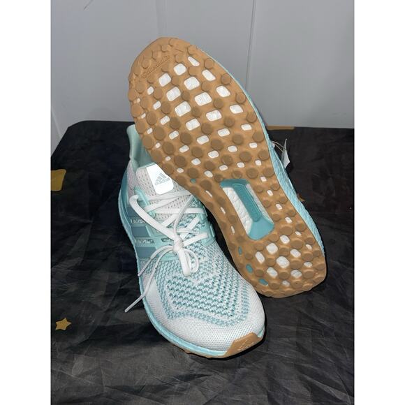 New Women’s 10.5 Adidas UltraBoost 1.0 ‘Mint Ton’ Cloud White JR3373 - Picture 6 of 9
